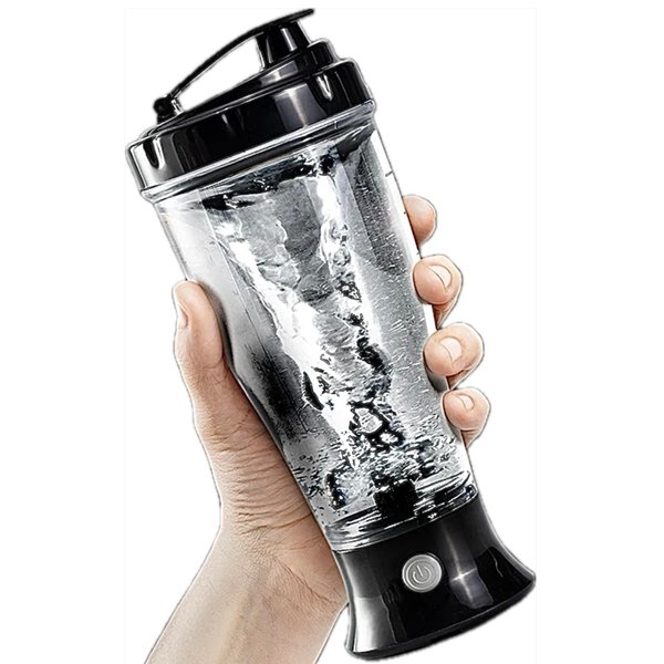 Premium Electric Protein Shaker Bottle - BPA Free - Portable Mixer Cup/Battery Powered Shaker Cups for Protein Shakes