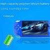 Handheld Game Console, Built-in 1200 Games 4.3’’ HD Screen Retro Gaming System, Portable Rechargeable Game Console with Dual Joystick, Support TV Output, Best Gift for Kids and Adult (Blue)