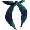 hodooly 1Pcs Knotted Headbands for Women,Turban Headband Wide Headbands Bowknot Hair Band for Women Girls (Green)
