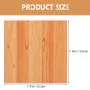 JOINPAYA Miniature Wood Floorboards: Mini Floor Sheet Dollouse Flooring Supplies Doll Furniture Accessories 1.18in 27pcs