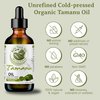 Bella Terra Oils - Organic Tamanu Oil 2oz - Celebrate Skin's Vitality, Naturally Rich in Fatty Acids & Vitamins, Distilled Essence from Pure Organic Tamanu Seeds