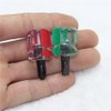 4 Pieces Sewing Machine Screwdriver Mini Short Screwdriver Needle Plate Screwdriver Sewing Machine Needle Plate Screwdriverwith Flat Head and Phillips Head, Red and Green
