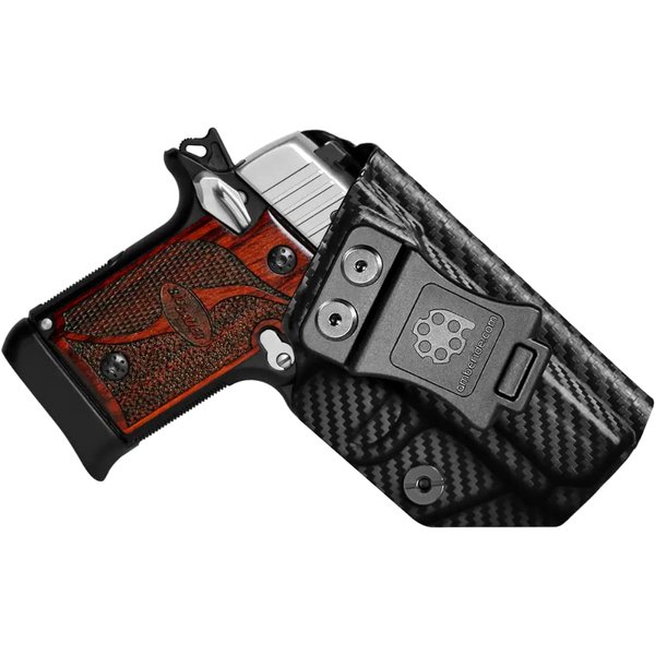 Amberide IWB KYDEX Holster Fit: Sig Sauer P938 Pistol, Inside Waistband Concealed Carry, Adjustable Cant & 'Posi-Click' Retention, USA Made by Amberide