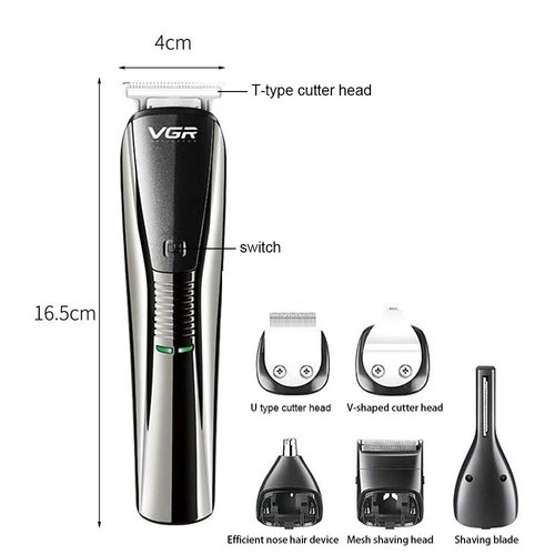 F.Lashes Haircut Kit for Men Clippers for Hair Cutting Professional Beard Trimmer Kit with USB Charging Rechargeable Low-Noise Household Haircut Machine for Mens, Kids and Baby