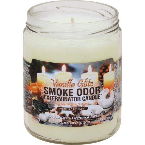 Smoke Odor Exterminator (Vanilla Glitz, 1 13oz Jar Candles, 1, 13 oz, 13 Ounce