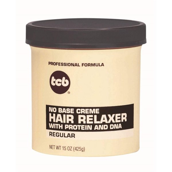 TCB No Base Creme Hair Relaxer, Regular 15 Oz,Pack of 12