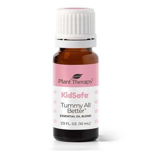 Plant Therapy KidSafe Tummy All Better Essential Oil Blend 10 mL (1/3 oz) 100% Pure, Undiluted, Therapeutic Grade