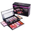 SHANY Fierce & Flawless All-in-One Makeup Set Compact with Mirror, 15 Eye Shadows, 2 Bronzers, 2 Blushes and 15 Lip/Eye Glosses - Applicators Included