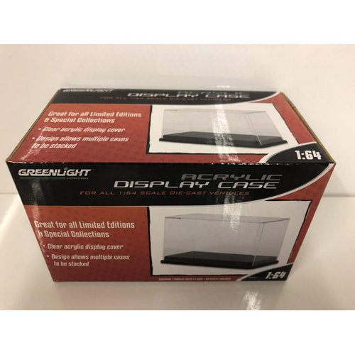 Acrylic Display Show Case with Plastic Base for 1/64 Scale Model Cars by Greenlight 55025