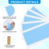 Hair Extension Tape, 240 Pieces Double Sided Adhesive Tape in Tape Replacement Invisible Waterproof Lace Front Wig Tape Tabs Real Hair Extensions Supplies for Human Hair Extensions No Residue 4x0.8cm