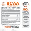 Genius BCAA Energy Powder, Orange - Nootropic Amino Acids & Muscle Recovery - Natural Vegan BCAAs Workout Supplement for Women & Men (Pre, Intra & Post Workout) - No Artificial Sweeteners