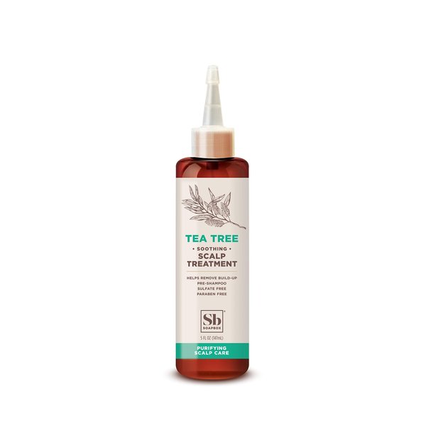 Soapbox Scalp Treatment, Soothing Treatment with Tea Tree Oil & Hyaluronic Acid to Sooth Irritated, Itchy, Sensitive Scalp and Hydrate Hair Vegan, Cruelty, Paraben, Gluten and Sulfate Free, 5oz