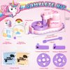Soap Making Kit Unicorn Toys for 3 4 5 6 7 Year Old Girl Arts and Crafts for Kids Age 8-12 DIY Soap Machine Christmas Birthday Gifts Craft Kits for Girls Boys Make Your Own Soap