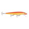 Rapala Original Floater 18 Fishing lure, 7-Inch, Gold Fluorescent Red