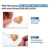 NanoClean All-in-1 Hearing Aid Cleaning Kit - 5 Packs of 100 Ready-to-Use Strands -Gentle & Effective Hearing Aid Cleaner - Earbud Cleaner - Hearing Aid Cleaning Tools Kit - Hearing Aid Accessories