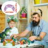 32 Pcs Dinosaur Party Hats - Adjustable Dino Tiaras, Headbands, and Crowns with Ropes for Kids Theme Decoration and Supplies, 16 Styles