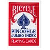 Bicycle Deluxe Deck of Pinochle Playing Cards (Jumbo Index) - Includes Bonus Cut Card! (Blue)