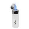 Palio Triple Torch Lighter, Oversized Fuel Tank, Flip-Top Lid, Durable Body, Easy Push Ignition, Triple Jet Flame Power, White