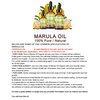 Botanical Beauty MARULA OIL WILD GROWTH 100% Pure Virgin Unrefined Cold-Pressed Carrier Oil 0.5 Fl.oz.- 15 ml for Face Skin Body Hair Lip Nails Face Oil