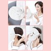 Hot Compress Reusable Face Towel Mask,Hot Compress For Face, Reusable Steam Mask For Face,Anti Aging Facial Steamer Towel Moisturizing Rejuvenation Beauty Skin Care Mask(Three holes + straps)