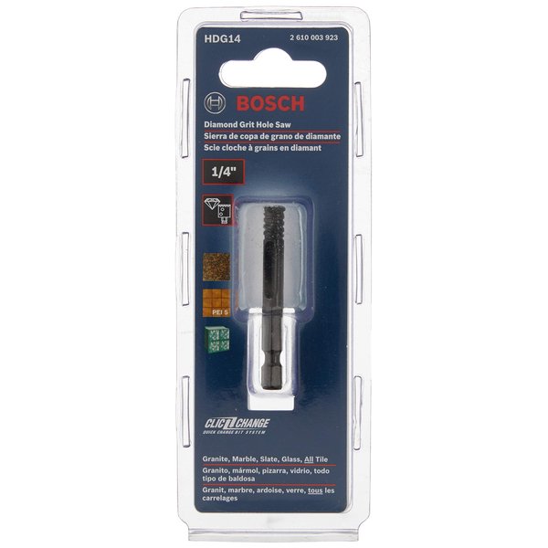 Bosch HDG14 1/4 In. Diamond Hole Saw , Blue