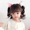 Cute cartoon rabbit hair clip three-dimensional soft plush rabbit hair clip suitable for fine hair to fix cute rabbit hair claw hair clip(BT)