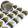 12 Sheets 288 Count Self-Adhesive Photo Corners Stickers, Acid Free Photo Mounting Corners for Scrapbooks, Memory Books, DIY Picture Album, Journal (Gold)