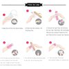 224 Pieces Thin Semi-Cured Gel Nail Strips Solid Full Wrap Nail Polish Strips Sticker Gradient Glitter Self Adhesive DIY Art Decals Strips for Women Girls DIY Craft Decoration Tips（16 Sheets）
