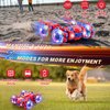 Punieayi Spider Remote Control Car, 2.4Ghz RC Cars with Headlight Double Sided Off-Road 360° Rotating RC Drift Car Toys, Rechargeable 4WD RC Stunt Car Indoor Outdoor Spider Toys for Boys 4-6 5-7 8-13