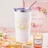 Happy Birthday Gifts for Women, Relaxing Spa Gifts Box Basket for Women Mom Sister Her Best Friend, Unique Gifts for Women Who Have Everything