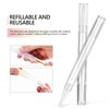 Beaupretty 40pcs 3ml Cuticle Oil Pen with Stickers Refillable Empty Twisting Pens Sample Lip Gloss Pens With Brush Tip for Traval