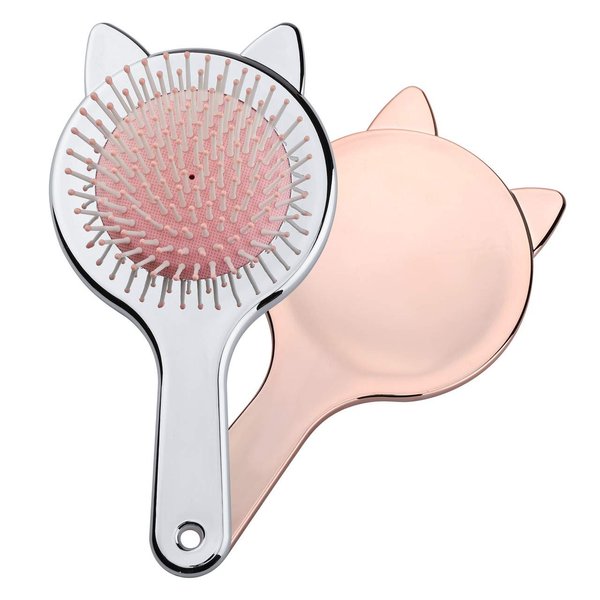 Aethland 2 Packs Toddler Hair Brush｜Golden and Silver- Exclusive Soft Brushes- for Thick Curly Thin Long Wet or Dry Hair Women & Girls Hair