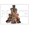 Pipsqueak Yorkshire Terrier Christmas Cards Peace : 10 Holiday Cards with Envelopes - ADORABLE!
