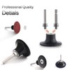 Tshya Quick Change Disc Pad Holder, 4 Pack Roll Lock Disc Holder, with 1/4" Shanks for Die Grinder Accessories