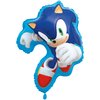 Sonic The Hedgehog Foil Balloons Set of 2 | Multicolor Sonic Balloons with Sticker | Sonic Birthday Party Decorations | Officially Licensed