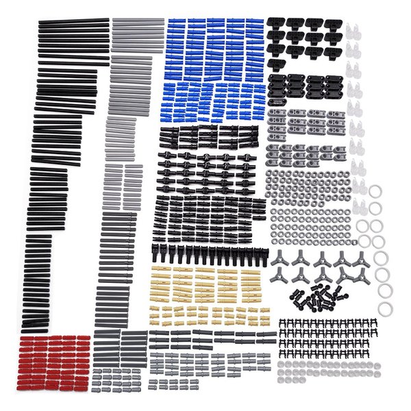 LOONGON 882 Pieces Axle Chain Link Connectors Bricks Sets