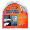 Cowles - 8 Feet of Chrome Truck/SUV Door Edge Guards, U-Shape PVC Edge Trim Stays on with Self Adhesive Hot Melt Glue Protects from Scratches/Dings and Opening into Walls or Other Cars