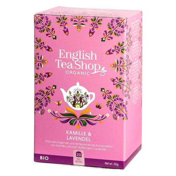 Chamomile Lavender - English Tea Shop - Organic Tea - 20 tea bags