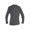 O'Neill Men's Basic Skins UPF 50+ Long Sleeve Sun Shirt, Smoke, XL