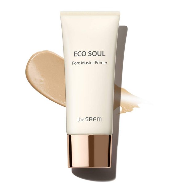 [the SAEM] Eco Soul Pore Master Primer 30ml - Pore Blur Silky and Vevety Makeup Primer, Oil Control Smooth Primer for Oily Skin