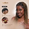 Laflare Edge Control for Black Hair, Natural Hair and Curly Hair. Eco Styling Gel Travel Size 25ml, Edge Wax for Man & Woman(Peach)