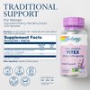 SOLARAY Vitex Berry Extract 225 mg - Chasteberry Supplement for Women - Traditional Hormone Balance Support - Chaste Tree Berry - Vegan, Lab Verified - 60 Servings, 60 VegCaps