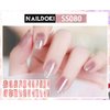 NAILDOKI Nail Stickers 6 Sheets x 22 Pieces Full Wraps Nail Polish Strips, Self-Adhesive Gel Nail Art Decals for Women Girls