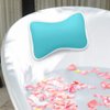 Comfortable Bath Pillow with Suction Cups, Supports Neck and Shoulders Home Spa Pillows for Bathtub, Hot Tub, Bathtub Head Rest Pillow Relax & Comfy - Blue