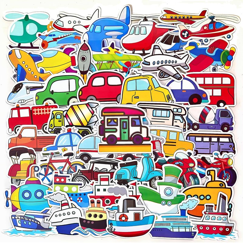 Ychsring Cartoon Vehicle Stickers - 100 Pcs Waterproof Vinyl Car ...