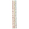 Charmed floral Roses Paper Straws 7.75 Inches 75 Pack Ivory, Light Blue, Pink