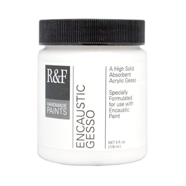 R&F Handmade Paints Encaustic Gesso, 4-Ounce
