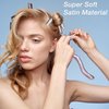 Expressions 6pc Satin Curling Rods - Super Soft Satin Hair Accessories for Women - Flexible Hair Curlers For Everyday Hairstyling, Curly Hair Products for Natural Hair, Waves, Spiral Curls & Lift