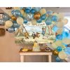 Winnie Backdrop Happy 1 st Birthday Photography Background Pooh Baby Shower Decorations 57 x 37 Inch Banner for Kids First Birthday Party Supplies Favors