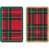 Entertaining with Caspari Double Deck of Bridge Playing Cards, Plaid